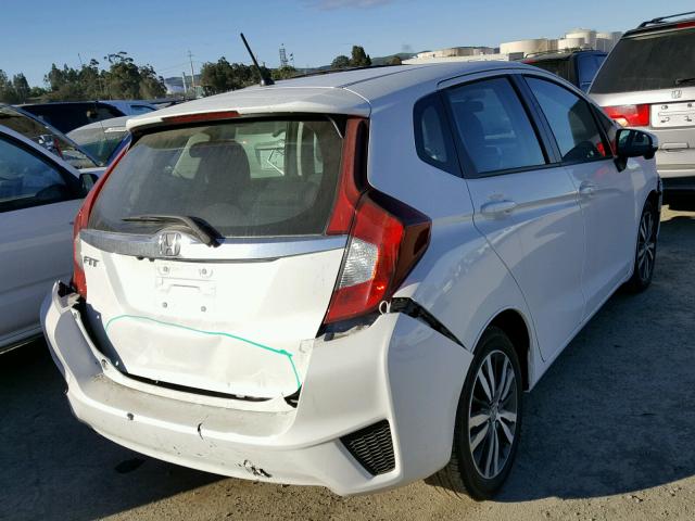 3HGGK5H74HM709760 - 2017 HONDA FIT EX WHITE photo 4