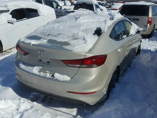 5NPD84LF7HH206478 - 2017 HYUNDAI ELANTRA SE TAN photo 4