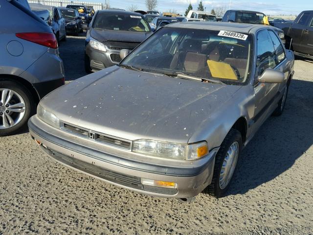 1HGCB7162MA074427 - 1991 HONDA ACCORD EX TAN photo 2