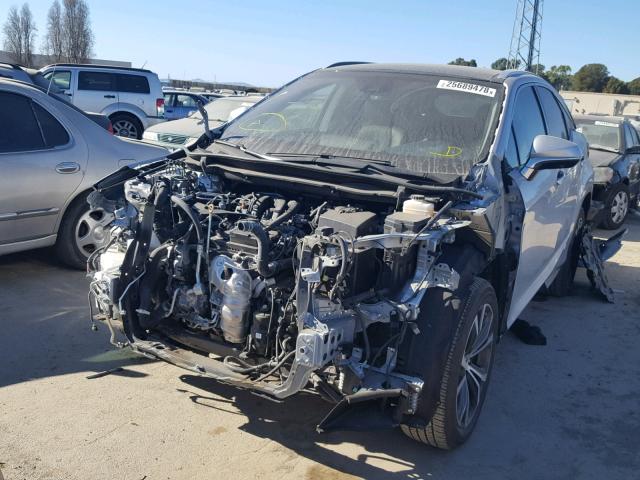 2T2BZMCA1HC063051 - 2017 LEXUS RX 350 GRAY photo 2