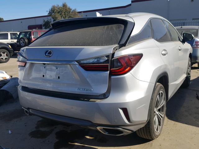 2T2BZMCA1HC063051 - 2017 LEXUS RX 350 GRAY photo 4