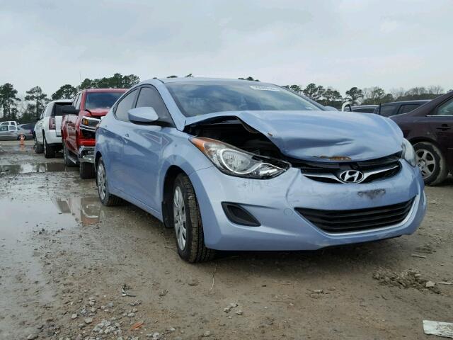 KMHDH4AE6DU538109 - 2013 HYUNDAI ELANTRA GL BLUE photo 1