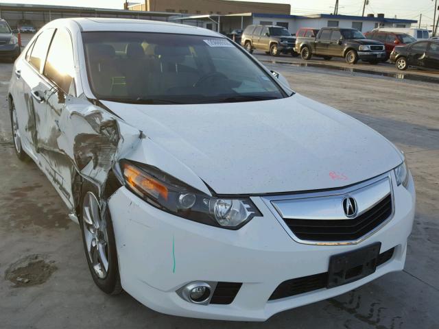 JH4CU2F60DC001435 - 2013 ACURA TSX TECH WHITE photo 1