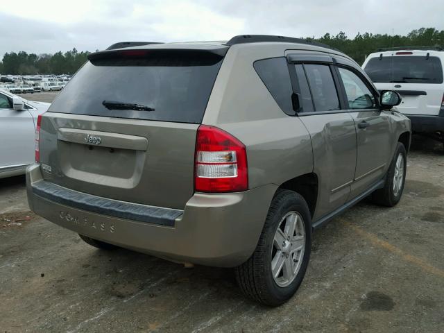 1J8FT47W78D614382 - 2008 JEEP COMPASS SP GREEN photo 4