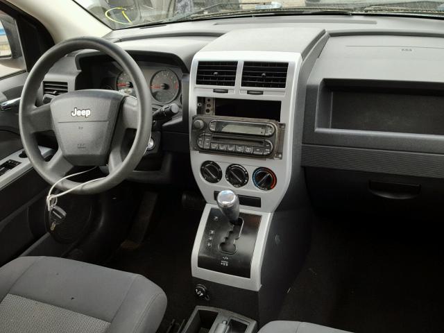 1J8FT47W78D614382 - 2008 JEEP COMPASS SP GREEN photo 9