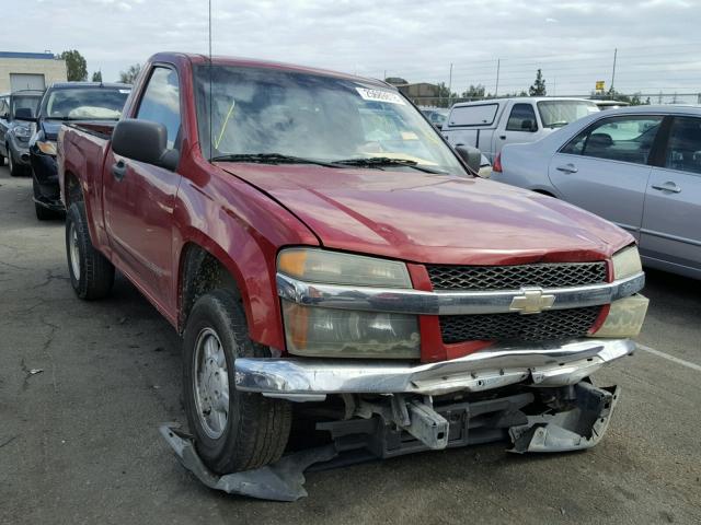 1GCCS146158203368 - 2005 CHEVROLET COLORADO RED photo 1