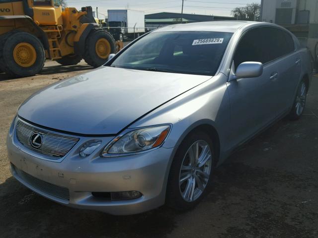 JTHBC96S675000805 - 2007 LEXUS GS 450H SILVER photo 2