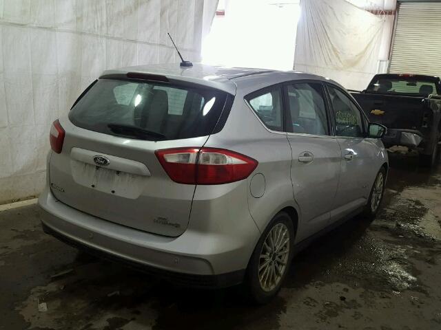 1FADP5BU9EL505430 - 2014 FORD C-MAX SEL SILVER photo 4