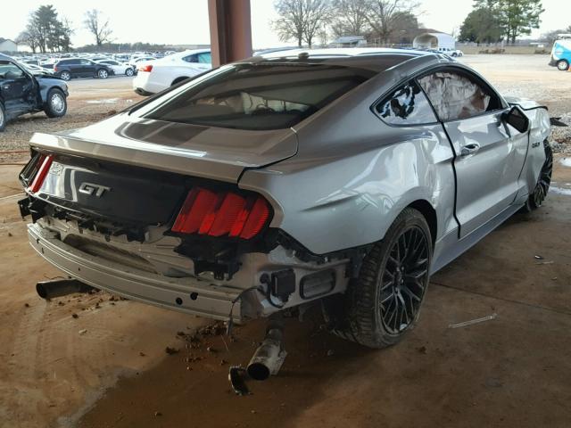 1FA6P8CF3G5250999 - 2016 FORD MUSTANG GT SILVER photo 4