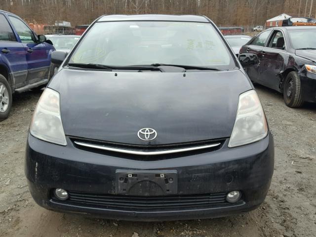 JTDKB20U887782567 - 2008 TOYOTA PRIUS BLACK photo 9