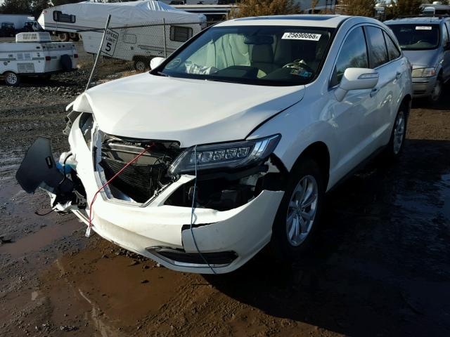 5J8TB4H55HL023686 - 2017 ACURA RDX TECHNO WHITE photo 2