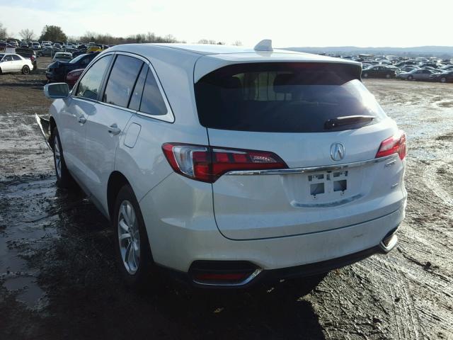 5J8TB4H55HL023686 - 2017 ACURA RDX TECHNO WHITE photo 3