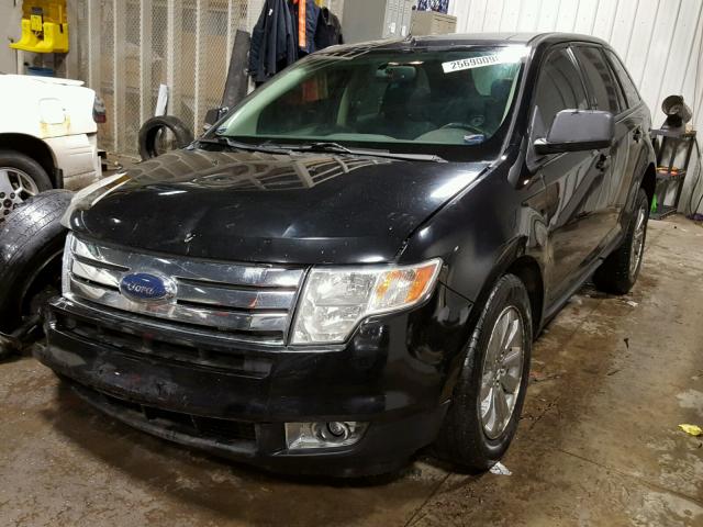 2FMDK49C47BA72419 - 2007 FORD EDGE SEL P BLACK photo 2