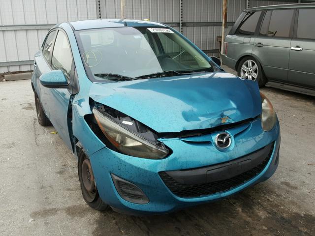 JM1DE1HY8B0123986 - 2011 MAZDA MAZDA2 BLUE photo 1