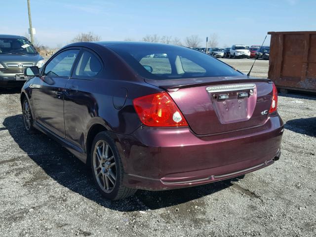 JTKDE177750028731 - 2005 TOYOTA SCION TC BURGUNDY photo 3