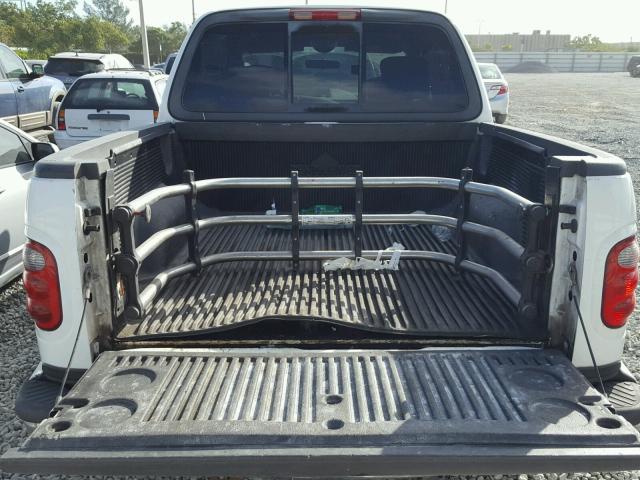 1FTRW076X3KB62856 - 2003 FORD F150 SUPER WHITE photo 9