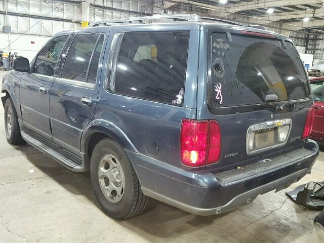 5LMFU28A8YLJ36256 - 2000 LINCOLN NAVIGATOR 蓝色 照片 3