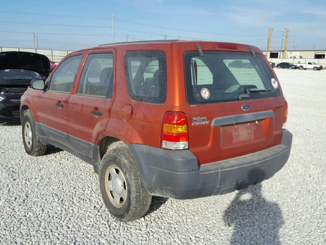 1FMYU02Z56KA06730 - 2006 FORD ESCAPE XLS ORANGE photo 3