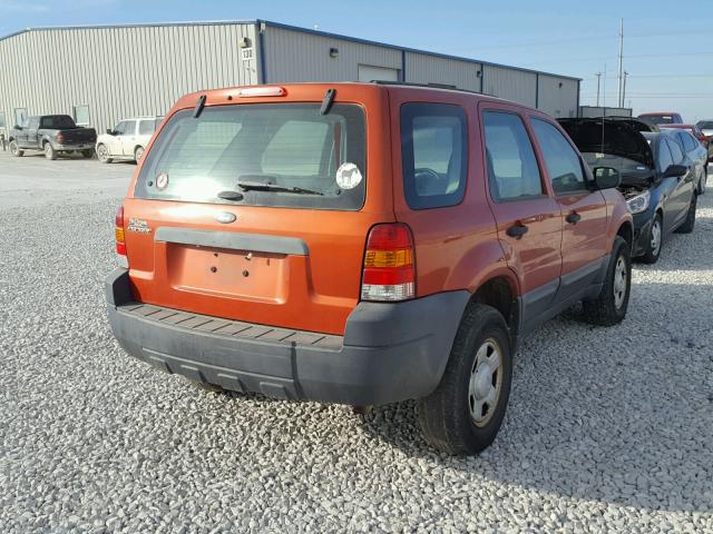 1FMYU02Z56KA06730 - 2006 FORD ESCAPE XLS ORANGE photo 4