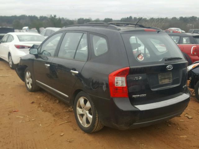 KNAFG526577117656 - 2007 KIA RONDO LX BLACK photo 3