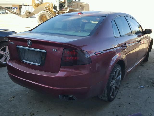 19UUA66226A057105 - 2006 ACURA 3.2TL RED photo 4