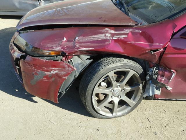 19UUA66226A057105 - 2006 ACURA 3.2TL RED photo 9