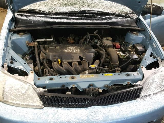 JTDBT123220206095 - 2002 TOYOTA ECHO BLUE photo 7