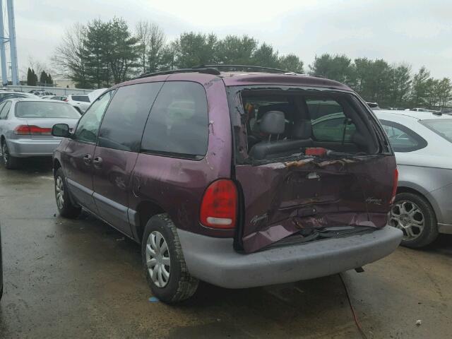 1P4GP45G8XB514678 - 1999 PLYMOUTH VOYAGER SE PURPLE photo 3