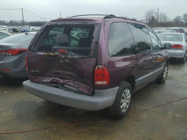 1P4GP45G8XB514678 - 1999 PLYMOUTH VOYAGER SE PURPLE photo 4