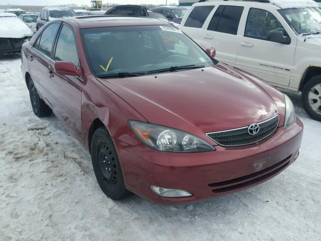 4T1BE32K24U377420 - 2004 TOYOTA CAMRY LE RED photo 1