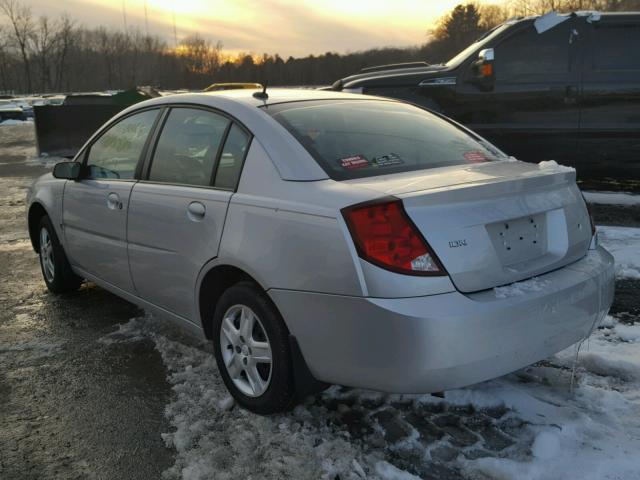 1G8AJ55F87Z136212 - 2007 SATURN ION LEVEL SILVER photo 3