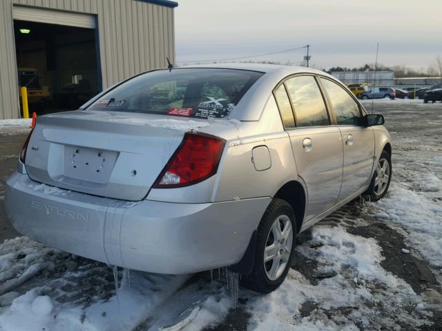 1G8AJ55F87Z136212 - 2007 SATURN ION LEVEL SILVER photo 4