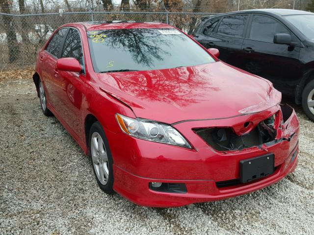 4T1BE46K88U195551 - 2008 TOYOTA CAMRY CE RED photo 1