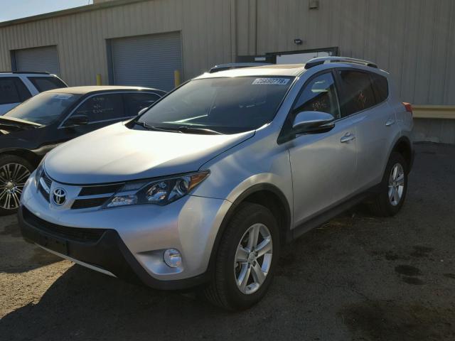 2T3WFREV4EW079631 - 2014 TOYOTA RAV4 XLE GRAY photo 2