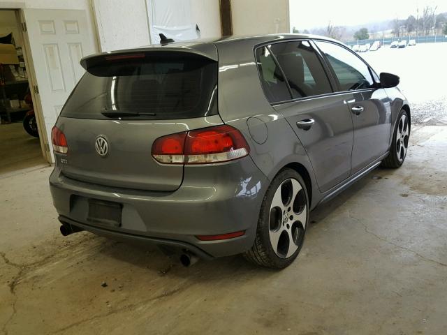 WVWHV7AJ2BW209034 - 2011 VOLKSWAGEN GTI GRAY photo 4