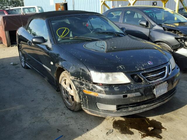 YS3FD79YX66001817 - 2006 SAAB 9-3 BASE BLACK photo 1