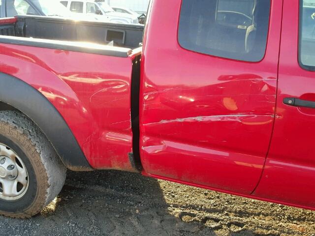 5TEUX42N88Z490633 - 2008 TOYOTA TACOMA ACC RED photo 10