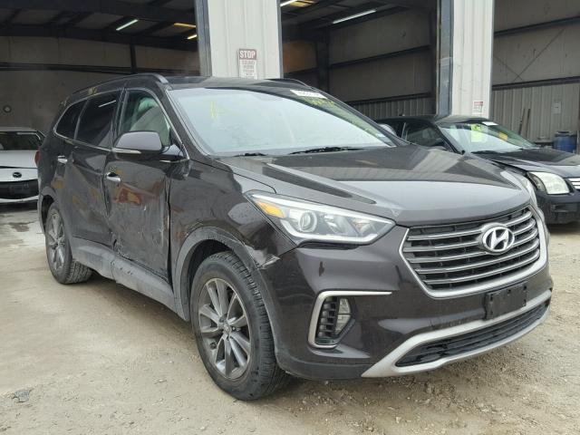 KM8SN4HF9HU166236 - 2017 HYUNDAI SANTA FE S BLACK photo 1