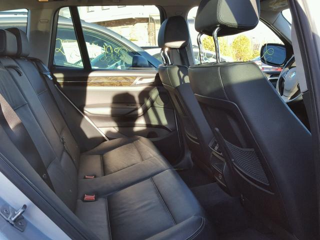 5UXWX9C53D0A09087 - 2013 BMW X3 XDRIVE2 SILVER photo 6