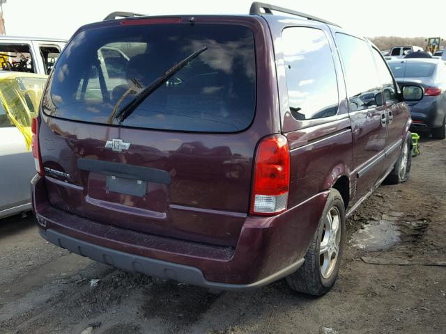 1GNDV23L26D230894 - 2006 CHEVROLET UPLANDER L 勃艮第红 照片 4