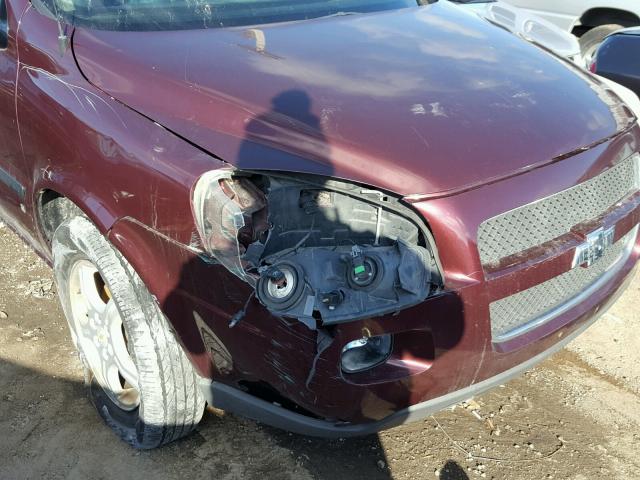 1GNDV23L26D230894 - 2006 CHEVROLET UPLANDER L 勃艮第红 照片 9