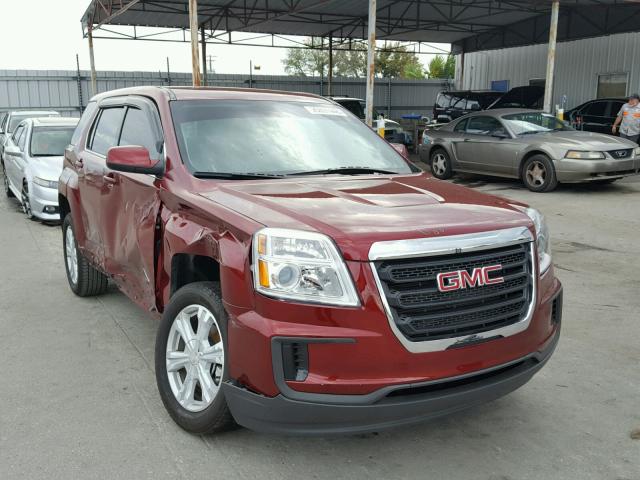 2GKALMEKXH6187722 - 2017 GMC TERRAIN SL RED photo 1