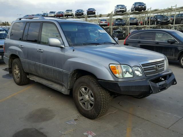 JTJHT00W343541754 - 2004 LEXUS LX 470 BLUE photo 1