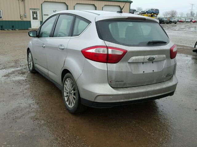 1FADP5BU1FL103547 - 2015 FORD C-MAX SEL SILVER photo 3