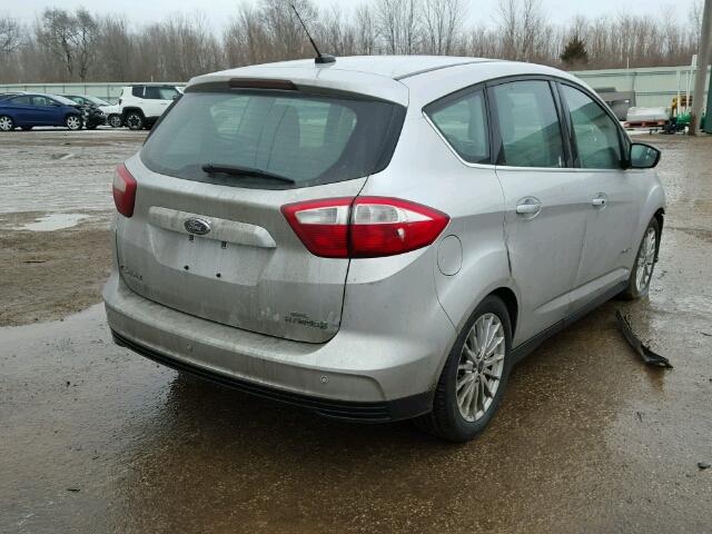 1FADP5BU1FL103547 - 2015 FORD C-MAX SEL SILVER photo 4