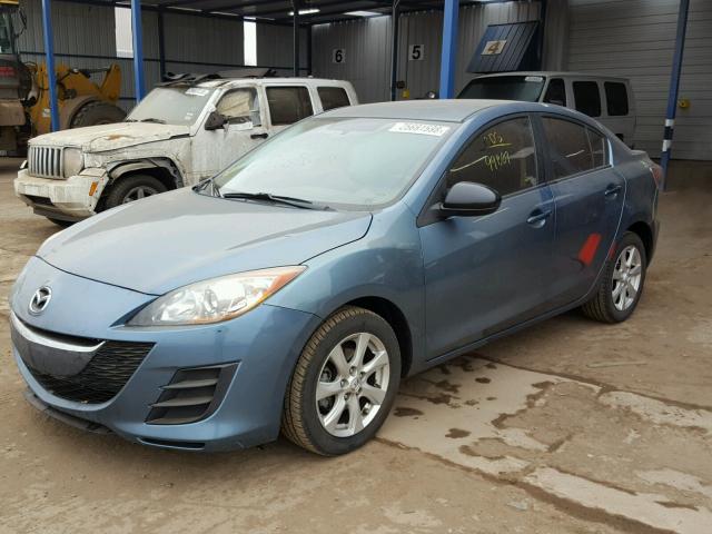 JM1BL1SG9A1105101 - 2010 MAZDA 3 I BLUE photo 2