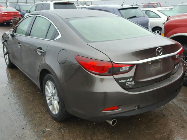 JM1GJ1U59G1410159 - 2016 MAZDA 6 SPORT BROWN photo 3