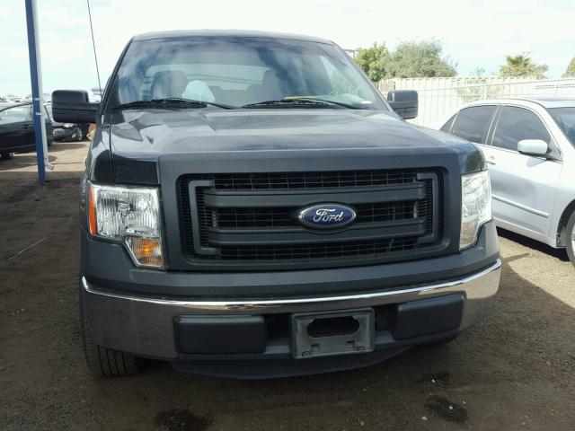 1FTEW1CM5DKF05616 - 2013 FORD F150 SUPER BLACK photo 9