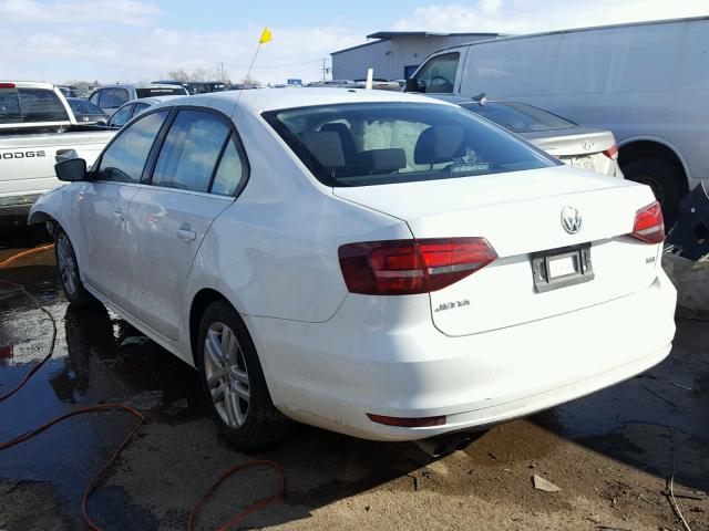 3VW2B7AJ5HM270558 - 2017 VOLKSWAGEN JETTA S WHITE photo 3