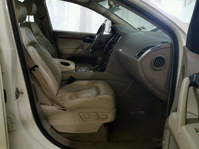 WA1BY74L18D031576 - 2008 AUDI Q7 3.6 QUA WHITE photo 5